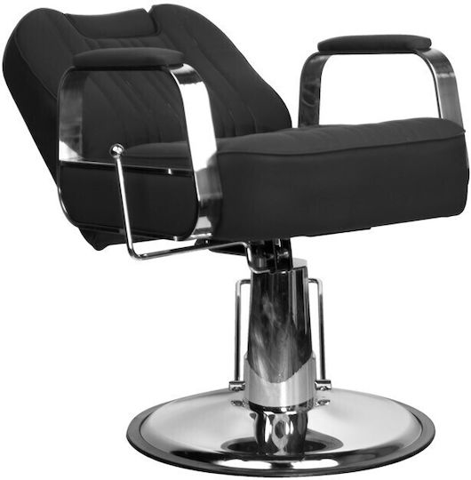 Barber Equipment Καρέκλα Barbier Schwarz mit verstellbarer Höhe