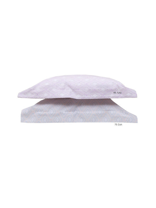 Anna Riska Mix Match Baby Cotton Pillowcase Light Blue 35x40cm