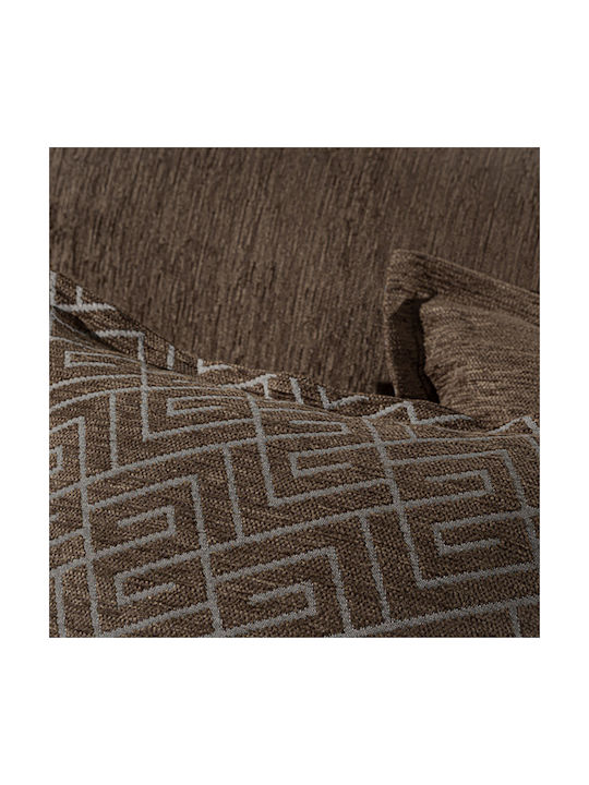 Guy Laroche Sofa Cushion Perth from 100% Cotton Wenge 50x50cm.