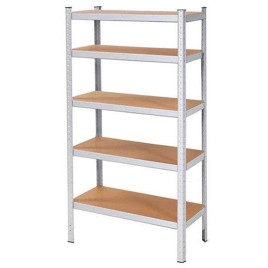 Springos Raft Dexion 90x30x180 cm Cu 5 Rafturi Rezistență Totală 875 kg
