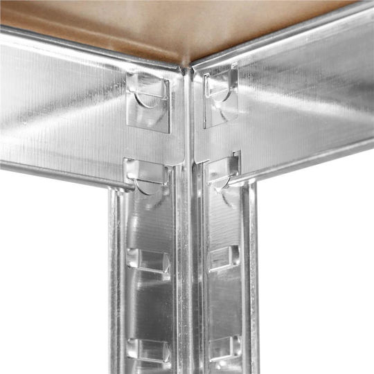 Springos Raft Dexion 90x30x180 cm Cu 5 Rafturi Rezistență Totală 875 kg