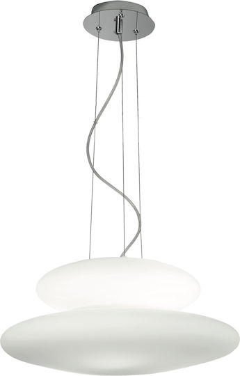 Ondaluce Pendant Light White 50cm