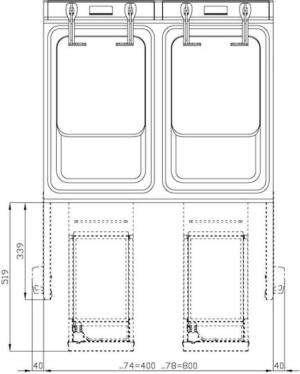Lotus Ηλεκτρική Φριτέζα 16.2kW Χωρητικότητας 18lt