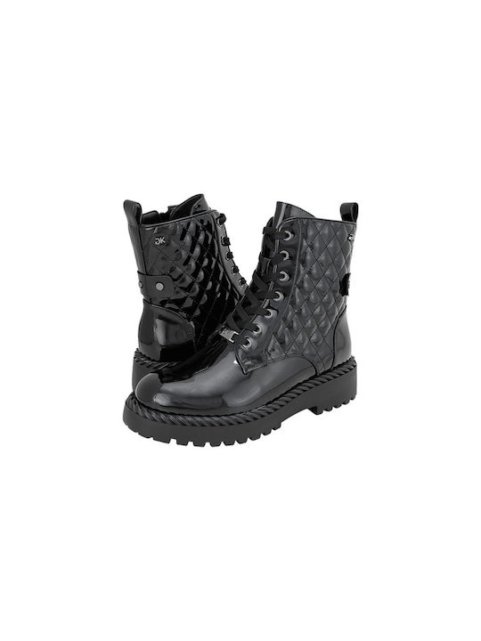 Gianna Kazakou Kampfstiefel Schwarze AJ7961.F5570.LS