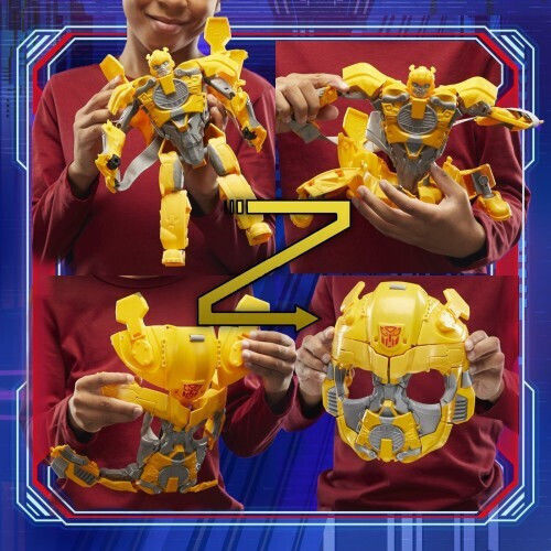 Action Figure One 2 in 1 Mask and Bumblebee B-127 Transformers for 6+ years old Years 25cm.