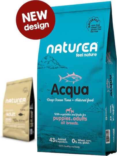 Naturea Naturals 12kg Dry Food Gluten-Free for Adult Dogs with Tuna Acqua Deep Ocean Tuna