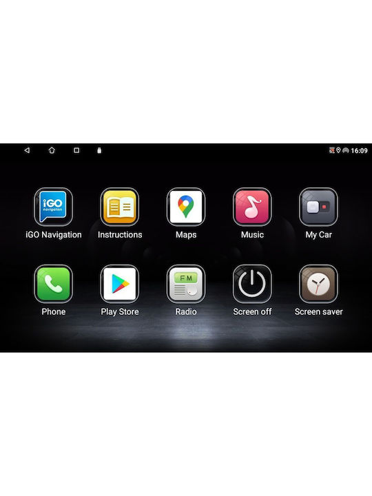 Lenovo Ηχοσύστημα Αυτοκινήτου για Toyota Aygo 2005-2014 (Bluetooth/USB/WiFi/GPS/Apple-Carplay/Android-Auto) με Οθόνη Αφής 10"