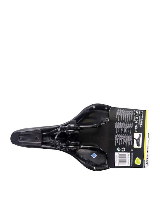 Dunlop Bicycle Saddle 29x17cm Black Bicycle Saddle MTB