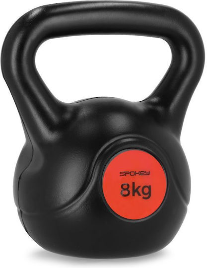 Spokey Kettlebell από PVC 8kg Μαύρο