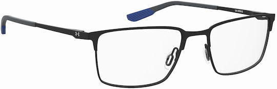 Under Armour Men's Metal Prescription Eyeglass Frame Black