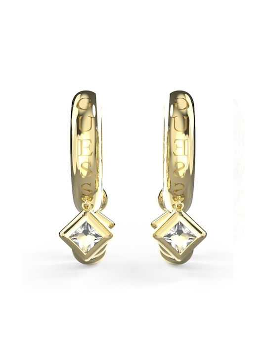 Guess Earrings made of Steel Gold Plated with Stones