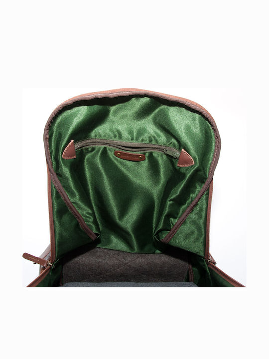 Leder Damentasche Rucksack Braun