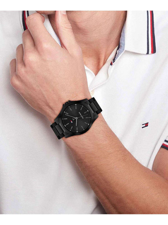 Tommy Hilfiger Sport Ceas Baterie Cu Brățară Din Metal