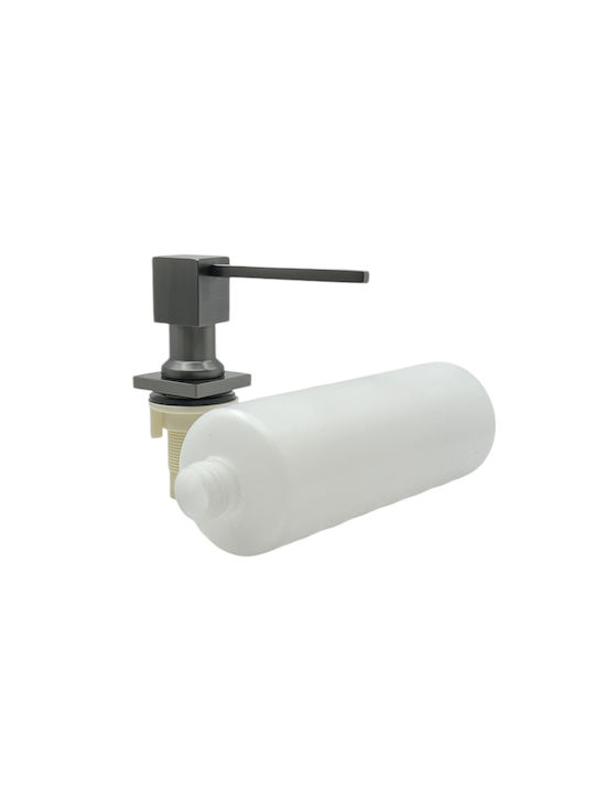 Naron Εντοιχιζόμενο Dispenser Κουζίνας Μεταλλικό Γκρι 350ml