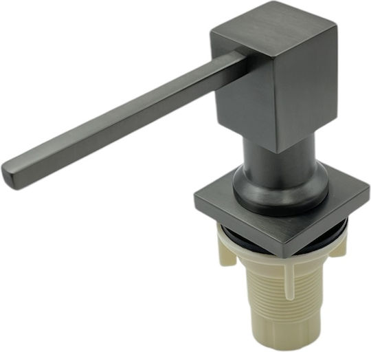 Naron Εντοιχιζόμενο Dispenser Κουζίνας Μεταλλικό Γκρι 350ml