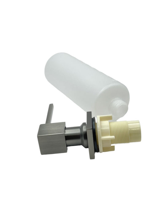Naron Εντοιχιζόμενο Dispenser Κουζίνας Μεταλλικό Γκρι 350ml