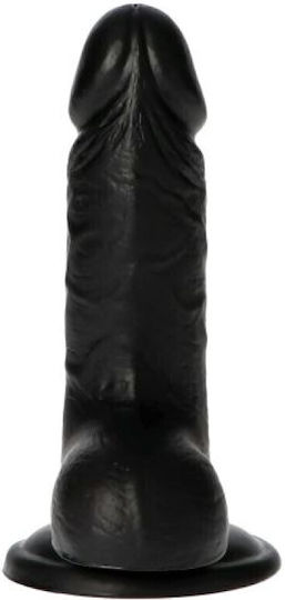 Toyz4lovers Glass Dildo with Balls and Suction Cup Black 17cm