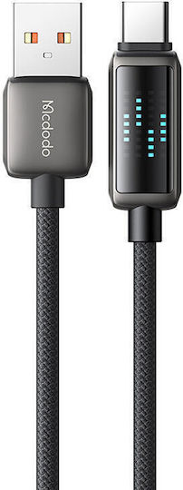 Mcdodo LED USB 2.0 Cable USB-C male - USB-A 100W PD Μαύρο 1.2m CA-2350