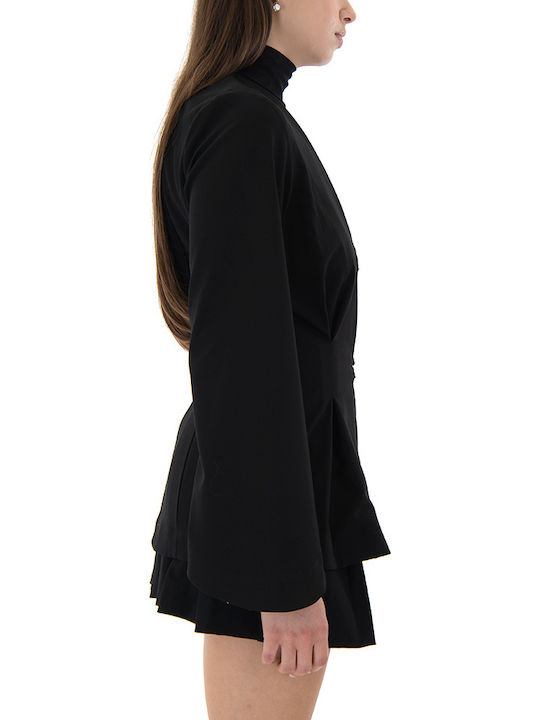 Women's Blouse Long Sleeve Black