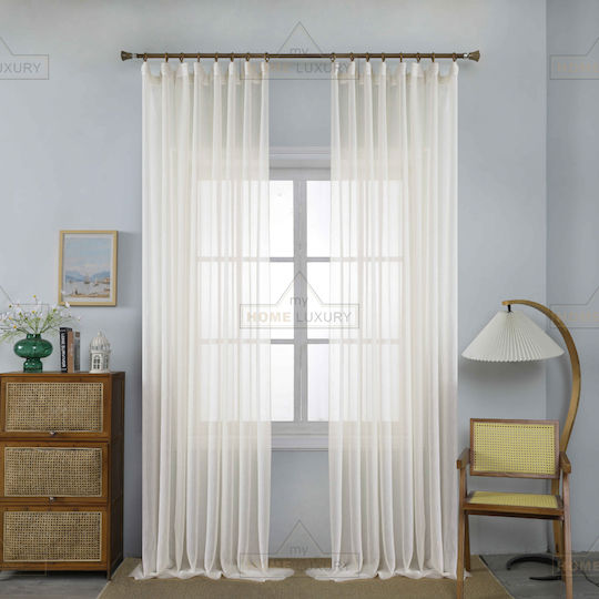 Homeone Curtain with Ecru Pencil Pleat 270x295cm