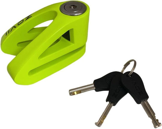 Zovii Zv10 Motorcycle Disc Brake Lock with 10mm Pin in Green