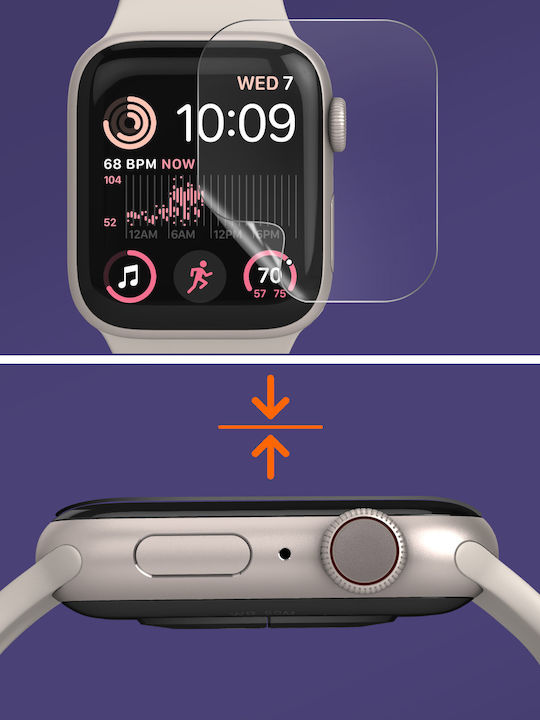 2x Protection Pack Thin Flexible Screen Apple Watch SE 40mm Imak