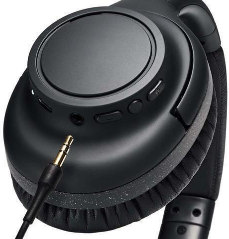Audio Technica ATH-S300BT Wireless / Wired Over Ear Headphones with 90 hours of Operation and Quick Charge Black
