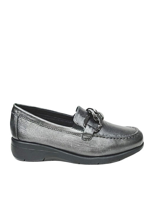 Women's Moccasins in Gray Color