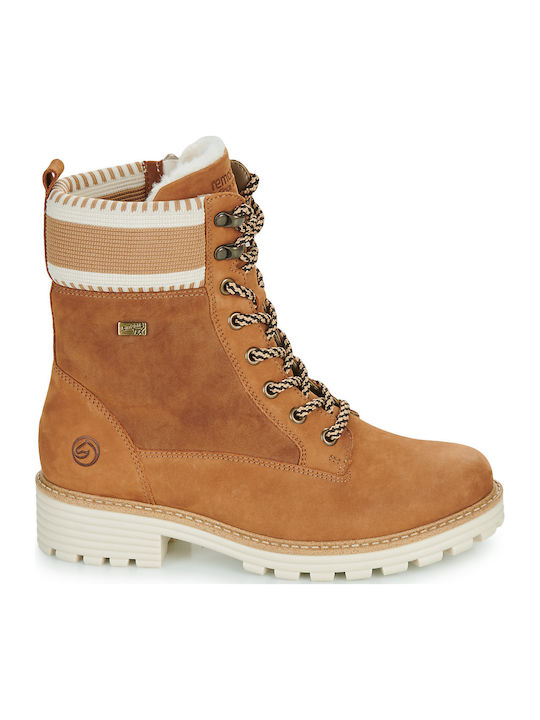 Damen Chelsea Stiefeletten Braun