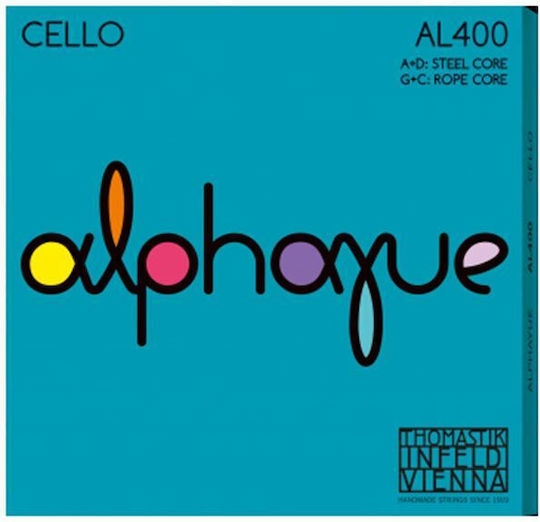 Thomastik Alphayue Cello Μονές Χορδές Τσέλου 4τμχ 3/4