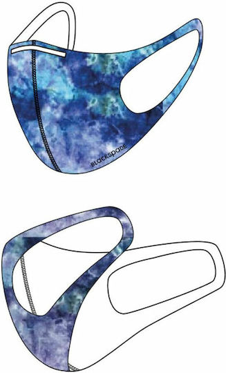 Blackspade Μάσκα Προστασίας Υφασμάτινη 90021-MultiBlue 1τμχ