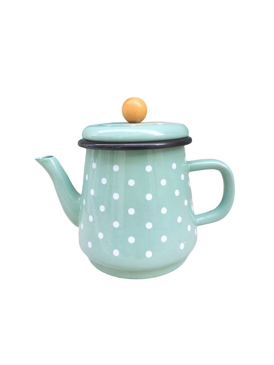 Teapot Enamel Pistachio 700ml