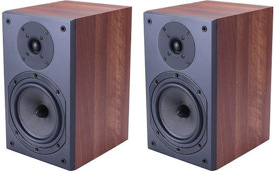 Nobsound NS-602 Двойка Hi-Fi Говорители Bookself 100W 2 Брой шофьори Ш19.5xД24.1xВ33см. Кафяв