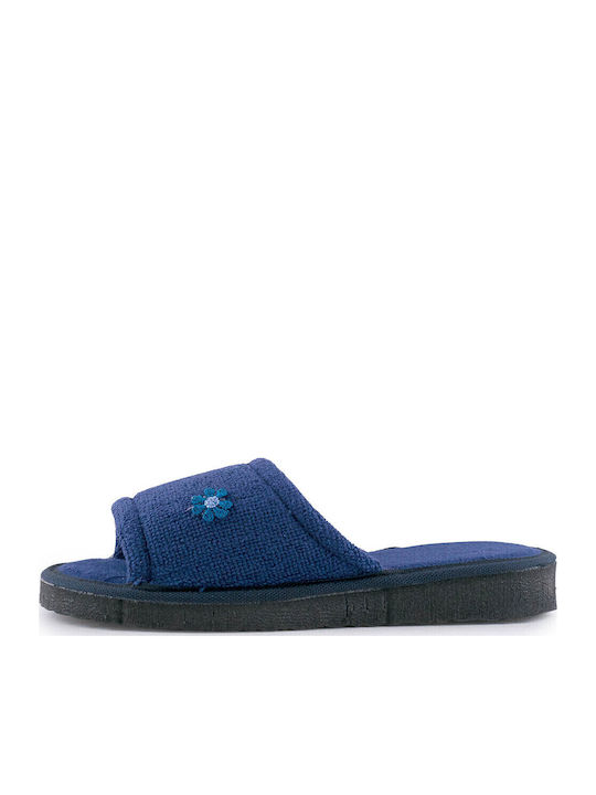Terry Women's Winter Slippers Blue