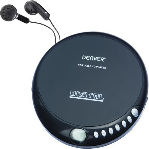 Denver Portable Radio-CD Player Equipped with CD Black