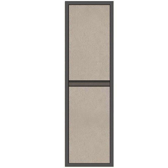 Martin 3CELI035SMG Στήλη Μπάνιου Τοίχου 35x30x130cm Γκρι
