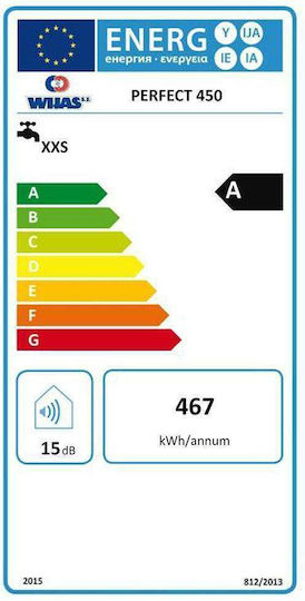 Wijas Perfect 450/210 Wall Mounted Electric Single-Phase Instant Heater Tap for Kitchen 4.5kW