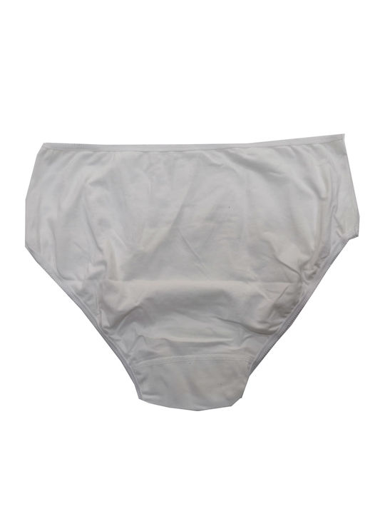 Femeie Slip cu Dantelă White