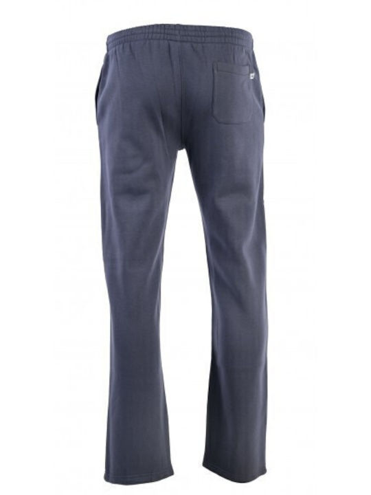 Open Leg Pant Sweatpants without Elastic Blue