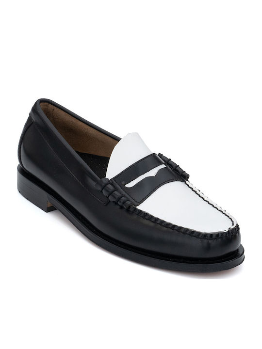 Leder Herren Mokassins in Schwarz Farbe