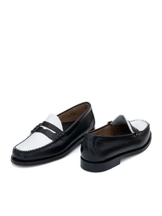 Leder Herren Mokassins in Schwarz Farbe