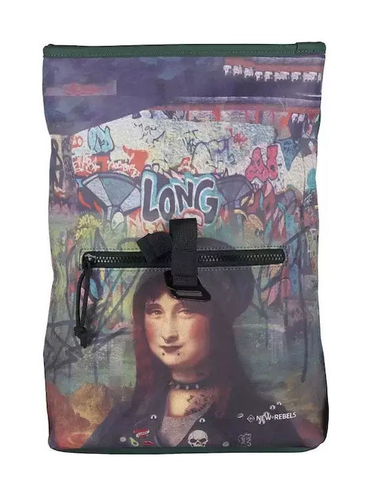 New Rebels Los Angeles Mona Lisa Σακίδιο Πλάτης Αδιάβροχο 7l
