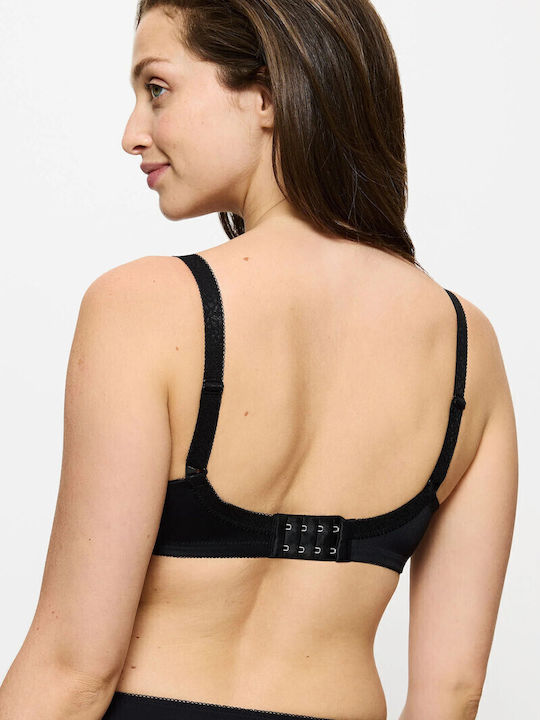 Amourette W01 Minimizer Minimizer Bra Underwire Black