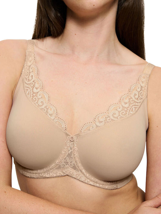 Amourette W01 Minimizer Minimizer Bra Underwire Beige