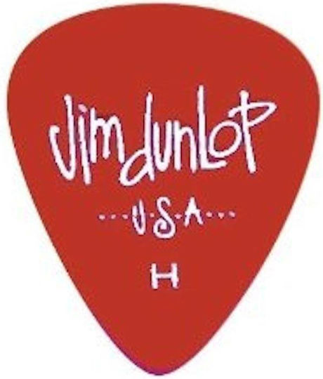 Dunlop Πένα Κιθάρας Gels Red Heavy Pick Πάχους 1.2mm Συσκευασία 1τμχ