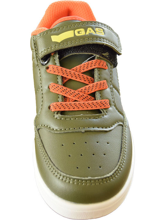 Παιδικά Sneakers με Σκρατς Χακί