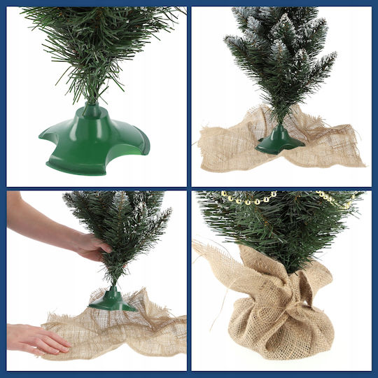 cu lumină LED Decorațiune de Crăciun Braduleț 50cm. Împodobit Verde