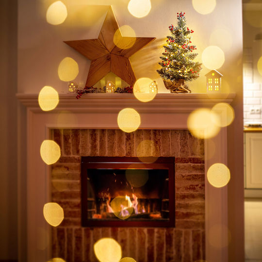 cu lumină LED Decorațiune de Crăciun Braduleț 50cm. Împodobit Verde
