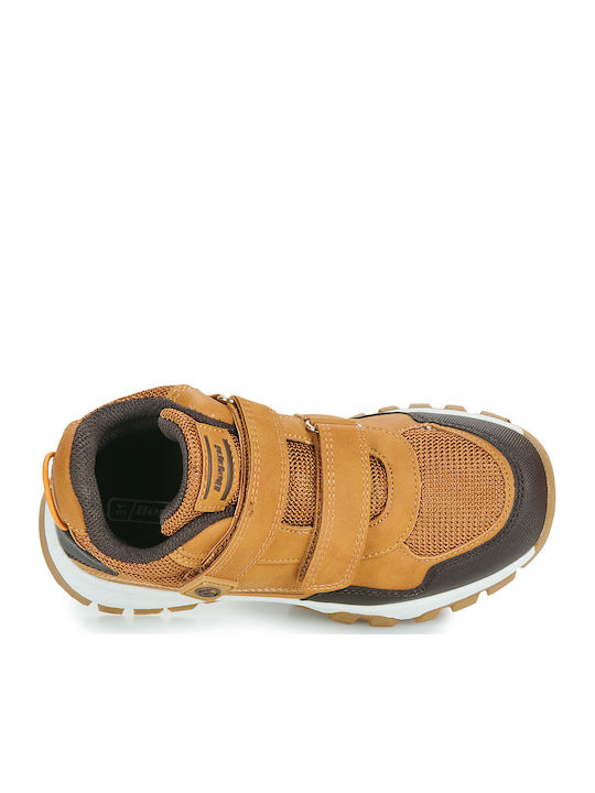 Kinder Sneakers Hoch mit Klettverschluss Braun