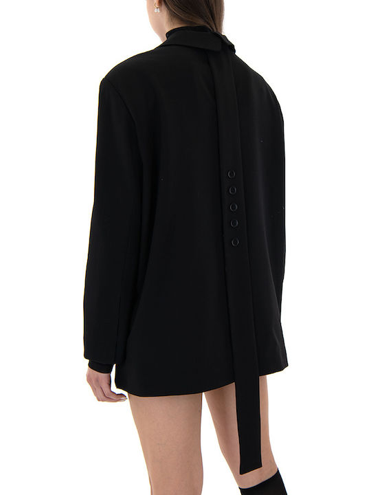 Black n Black Lang Damen Blazer Black
